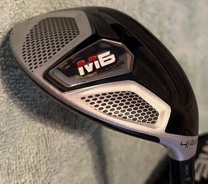 TaylorMade M6 4 Hybrid 22* Fujikura Atmos 6R Reg Near Mint w/Headcover - Picture 1 of 19