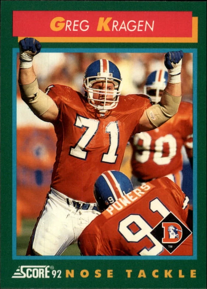 1992 Score Football Card Pick 271-550 - Image 1 of 1