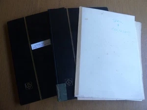 SPAIN & COLONIES large stamp collection from early on 2x album & old pages - Picture 1 of 2