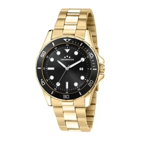 Chronostar Men's Captain Watch Gold Plated / Black R3753291001 - Picture 1 of 5