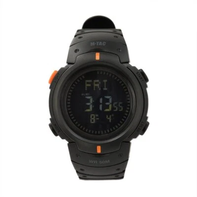 Reloj Pulsera M-Tac con Brújula Hombre Táctico Impermeable Militar Negro Foto 1 de 4