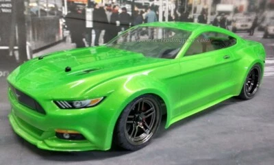 Ford Mustang Custom Painted RC Car Body 1/10 OnRoad For Traxxas 4Tec2.0 - Image 1 of 3