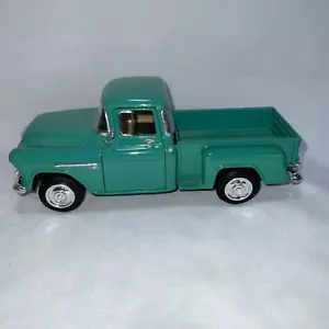 Chevy Stepside Pick-Up 1955 Maßstab 1:24 Diecast Modell Lkw grün #7602 - Bild 1 von 12