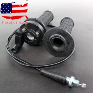 Throttle Cable & Cable Housing Grip & Casing Set for Kawasaki KX100 KLX110 KX125 - Bild 1 von 6