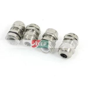 A● 4PcsPG7Dia Wire Metal Waterproof Connector Cable Gland Fastener - Foto 1 di 4