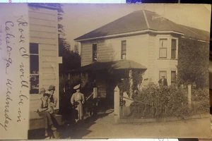 Folks at Home, GUERNEVILLE, CALIFORNIA, Photo Post Card 1906, SONOMA COUNTY - Bild 1 von 2