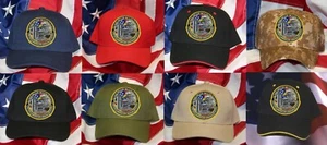 911 FLIGHT 93 PA TWIN TOWERS NY PENTAGON HAT PATCH CAP PIN EAGLE LETS ROLL GIFT - Picture 1 of 18