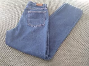LL Bean natürliche Passform gerades Bein dunkle Waschung Jeans Etikett Größe 33x32 tatsächliche Größe 32x31 - Bild 1 von 11