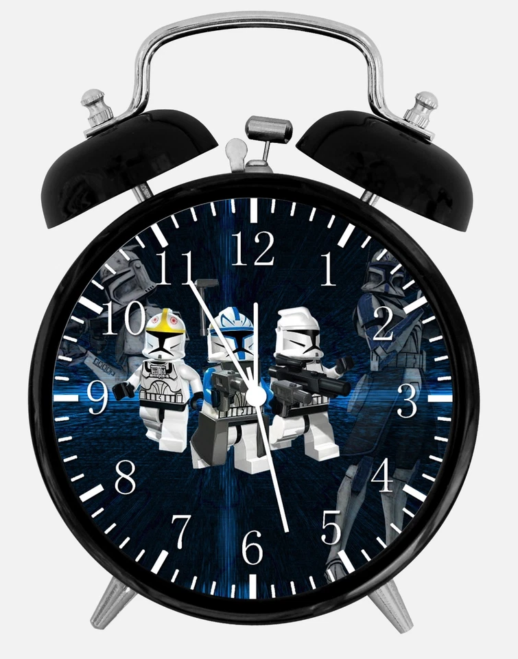 Lego Star Wars Alarm Desk Clock 3.75" Home or Office Decor Y53 Nice For Gift - Image 1 of 1