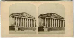 Vintage Stereoview - Legislative, Paris - Lecocq-Frêné - Albumen c. 1860 - Picture 1 of 10