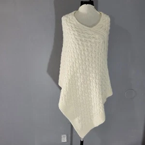 Cocogio Wool Blend Womens Poncho Made In Italy Sz One Size Fit All - Picture 1 of 4