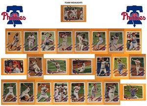 Topps Baseball Card Team Sets - Philadelphia Phillies - 1978 Thru 2023