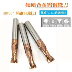 10mm HRC55° 10x75mmL-2Flute Carbide End Mill cutter tool for stainless steel - Picture 1 of 4