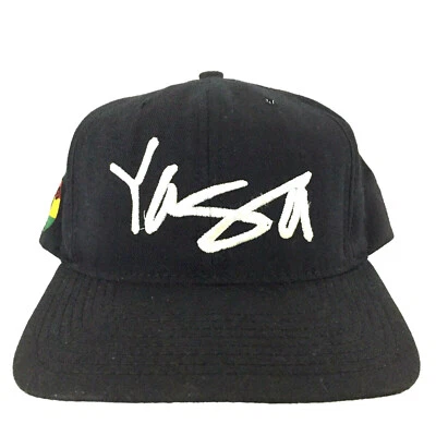 De Colección Años 90 Yaga Reggae Gorra Deletrear Logo Lana EE. UU. A Presión Béisbol Camionero Sombrero Foto 1 de 4