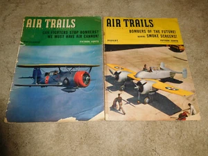 Air Trails Pictorial Magazine, lot of 2, issues, 1940 WWII - Picture 1 of 1