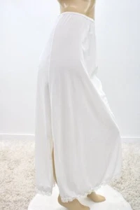 De colección Snowdon Largo Blanco Formal Medio Deslizamiento Nylon M Ranuras en ambos lados - Imagen 1 de 8