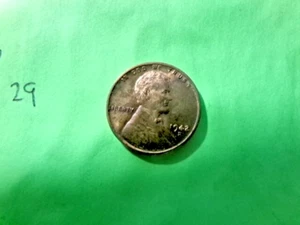 1942 D Red Brown Uncirculated Lincoln Wheat Penny 1 Cent #XX46 - Picture 1 of 2