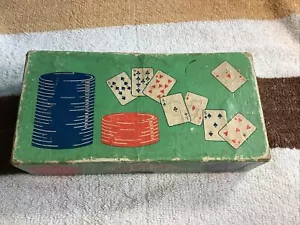 Fichas de póquer de anclaje de colección de 1,5" lisas de US Playing Card Co en caja original - Imagen 1 de 8