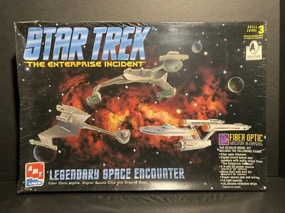 STAR TREK THE ENTERPRISE INCIDENT  1/2200 MODEL KIT AMT/ERTL 1995 NEW SEALED - Image 1 of 4