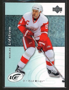 NICKLAS LIDSTROM 07-08 UPPER DECK ICE #59 DETROIT RED WINGS