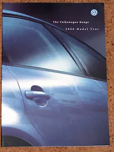 2000 VW RANGE Sales Brochure -Lupo Polo Golf Cabriolet Beetle Bora Passat Sharan - Picture 1 of 12