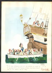 CARTOON ART ORIGINALE PLAYBOY COLOR DI SMILBY FRANCIS WILFORD-SMITH AMMUTINY - Foto 1 di 1