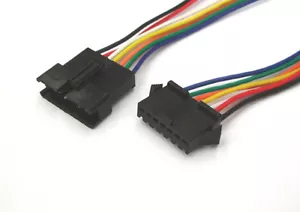 SM 2.5mm 7-Pin JST 30cm wire lead Male Female connector Housing plug cable x 5 - Picture 1 of 4