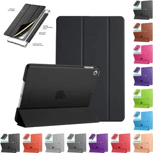 Smart Case for iPad Air 1/2/3/4 10.2 7/8/9th Pro Mini Magnetic Front/Back Cover - Picture 1 of 68