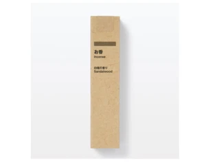 [MUJI] Sandalwood Aromatherapy/Room Fragrance Incense - 12 Sticks Per Pack - Picture 1 of 5