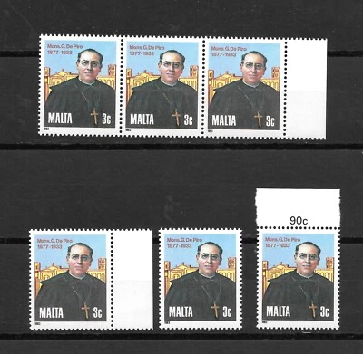 Malta 1983 G. De Piro 6 Stamps Mint Never Hinged ** (R7) - Image 1 of 2