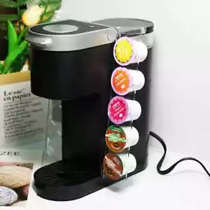 Acrylic K-Cup Coffee 10 Pods Storage Organizer for Keurig Mini Coffee Pod Holder - Picture 1 of 7