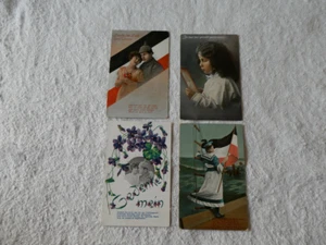 WW1 Army Postcards from Germany, 4 Postcards Stamped and With One Stamp - Picture 1 of 9