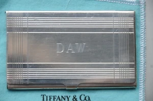 Fine Vintage Tiffany & Co Sterling Silver Business Card Case - Picture 1 of 3