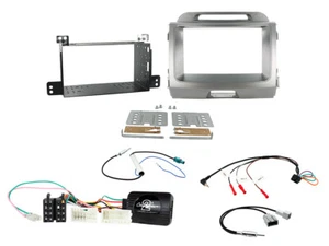 CTKKI13 CD ESTÉREO RADIO FACIA KIT COMPLETO PARA KIA SPORTAGE 2010 ADELANTE - Imagen 1 de 1