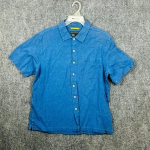 Royal Robbins Hemd Herren Large Blau Kurzarm Camp Safari Knopfleiste - Bild 1 von 6