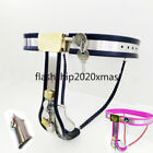Chastity Belt Male Adjustable Device Double Cable Restraint Removable Cage