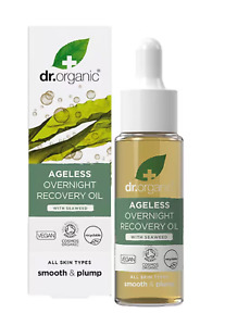 Ageless Overnight Recovery Oil with Seaweed 30ml rrp £15 Vegan Organic
