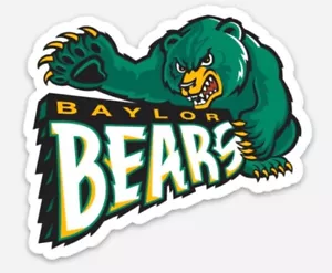 Mascotte Baylor Bears MAGNETE personalizzata per frigo o cassetta attrezzi college - Foto 1 di 1
