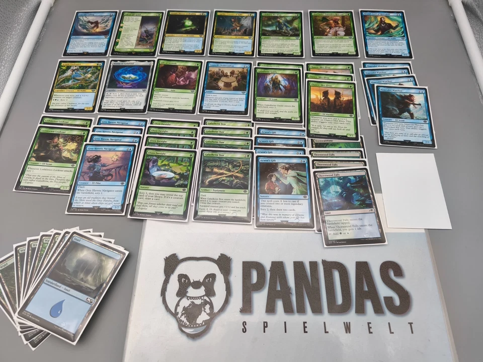 MtG Magic the Gathering Lord of the Rings U/G Elf Deck - Bild 1 von 1