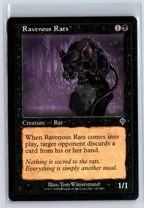 RAVENOUS RATS - Invasion – MTG Magic the Gathering Card - Common - Picture 1 of 6