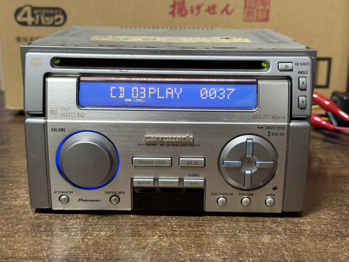 Pioneer Carrozzeria FH-P077MD 2DIN MD CD FM AM Player Tested Japan
