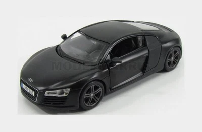 MAISTO 31281MBK AUDI - R8 4.2 FSI V8 2007 - MATT BLACK - 1/24 - Immagine 1 di 2