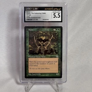 CGC x JSA 5.5 - 1996 MAGIC THE GATHERING MIRAGE MARO MARK ROSEWATER INSCRIBED - Picture 1 of 4