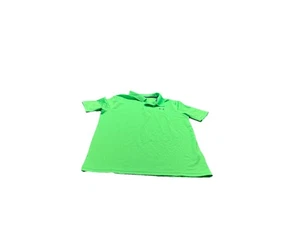¡Polo Under Armour de manga corta verde neón holgado para niños! Grande - Imagen 1 de 5