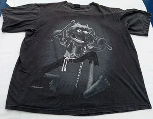 Vintage Muppets Animal Jim Henson Changes Cartoon T Shirt XL Single Drummer - Picture 1 of 23