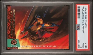 1994 Fleer ULTRA X-MEN #146 WOLVERINE VS. SAURON - PSA 9 - Picture 1 of 2