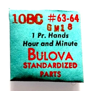 Bulova 10BC Watch Hands Gold Modern 18 watch part #63-64 - Picture 1 of 1
