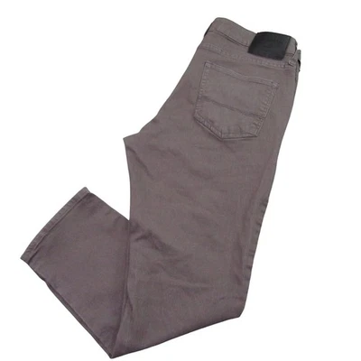 Pantalones de mezclilla para hombre resistentes a la intemperie calce ajustado 36 x 30 gris pierna recta elásticos Foto 1 de 4
