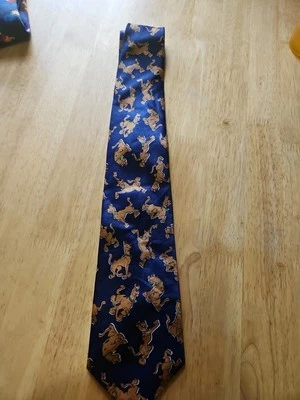 VTG Scooby-Doo Cartoon Network 1998 Blue Neck Tie Hanna Barbera - Image 1 of 4