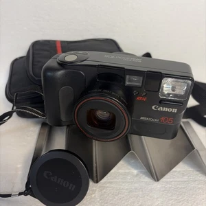 Vintage Camera Canon Sure Shot 105 Mega Zoom AF Point & Shoot 35mm Film Great - Picture 1 of 3
